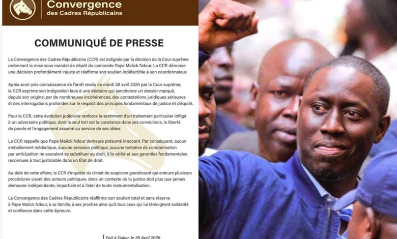 Affaire Pape Malick Ndour : La CCR dénonce une décision « injuste » de la Cour suprême