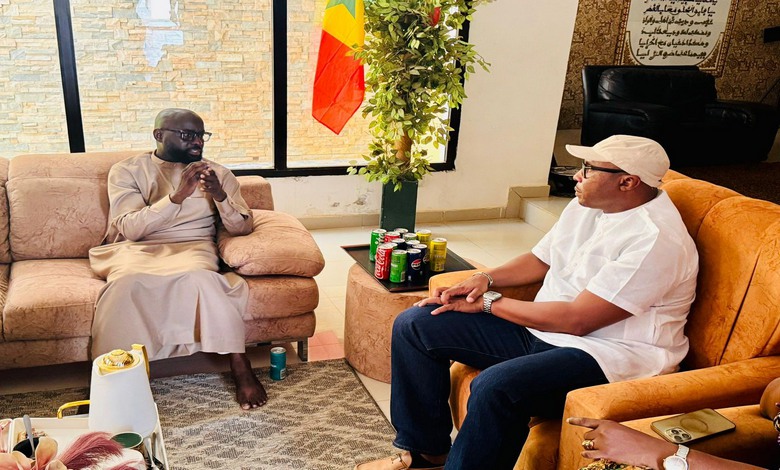 Thiès – Thierno Bocoum reçoit Barthélémy Dias en tournée politique