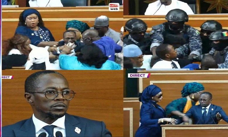 Assemblée nationale : Abdou Mbow délogé manu militari par les gendarmes après une empoignade musclée avec des députés PASTEF
