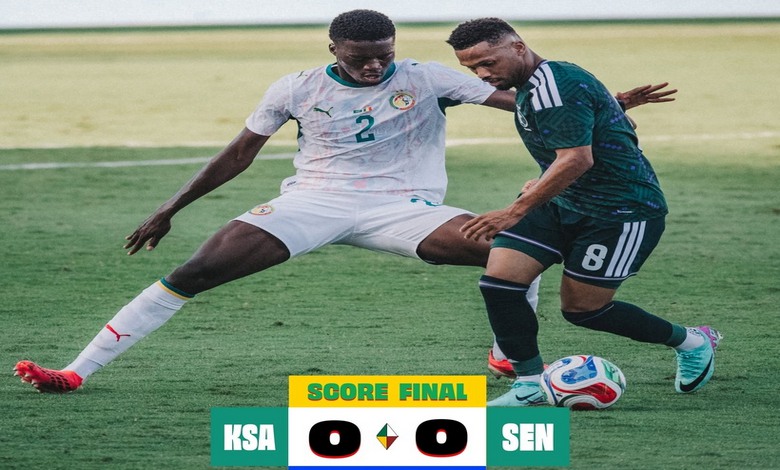 Amical : le Sénégal termine sa préparation sur un nul face à l’Arabie saoudite (0-0)