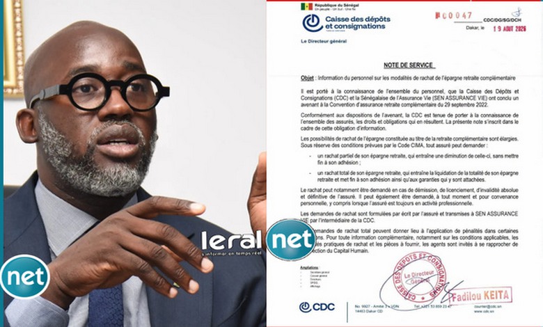 CDC : Le cas Fadilou Keïta relance le débat sur la retraite complémentaire