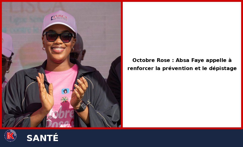 Octobre Rose : Absa Faye plaide pour plus de prévention et de dépistage