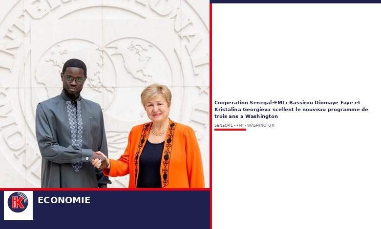 Sénégal-FMI : Diomaye Faye et Georgieva s&rsquo;accordent sur un nouveau programme de 3 ans