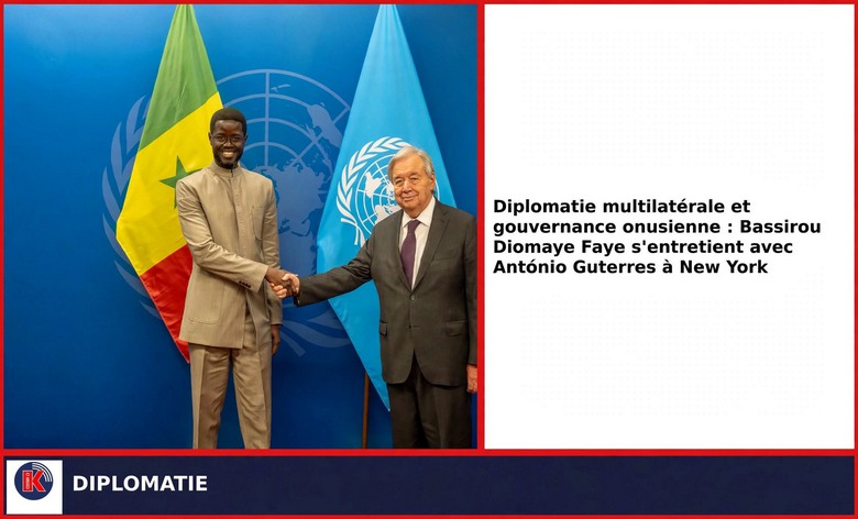 ONU : Tête-à-tête entre Diomaye Faye et António Guterres à New York