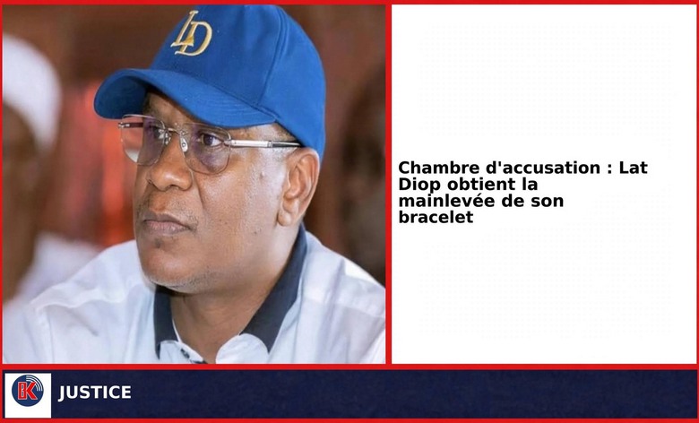 Chambre d&rsquo;accusation : Lat Diop débarrassé de son bracelet