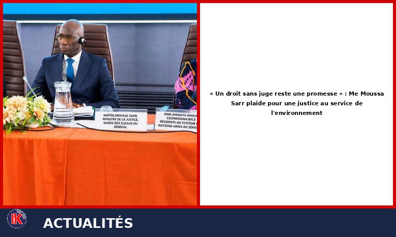 Me Moussa Sarr : Pour une justice qui protège l&rsquo;environnement