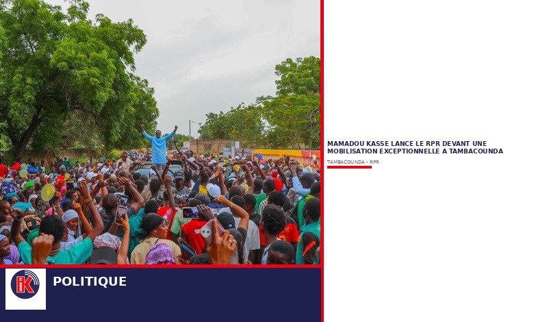 Tambacounda : Mamadou Kassé lance le RPR devant une foule immense