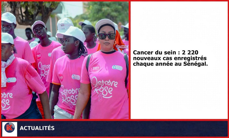 Cancer du sein : 2 220 femmes touchées chaque année au Sénégal