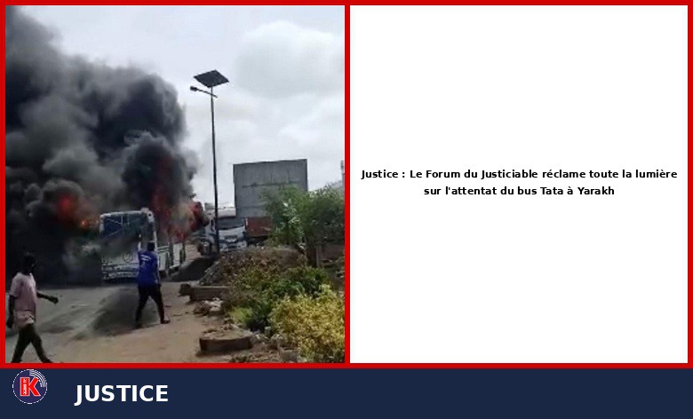 Attentat du bus Tata à Yarakh : Le Forum du Justiciable monte au créneau