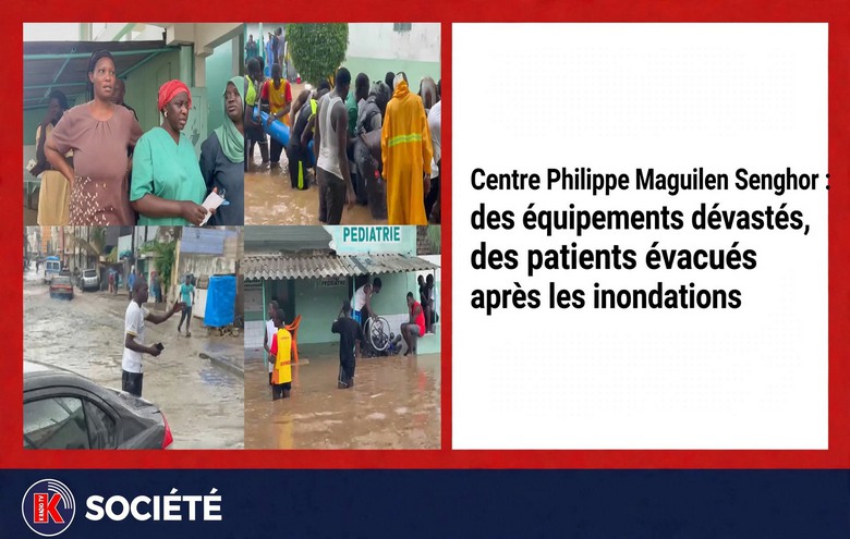 Dakar : Le Centre Philippe Maguilen Senghor frappé par les inondations