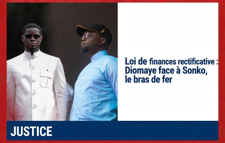 Loi de finances rectificative : Diomaye face à Sonko, le bras de fer