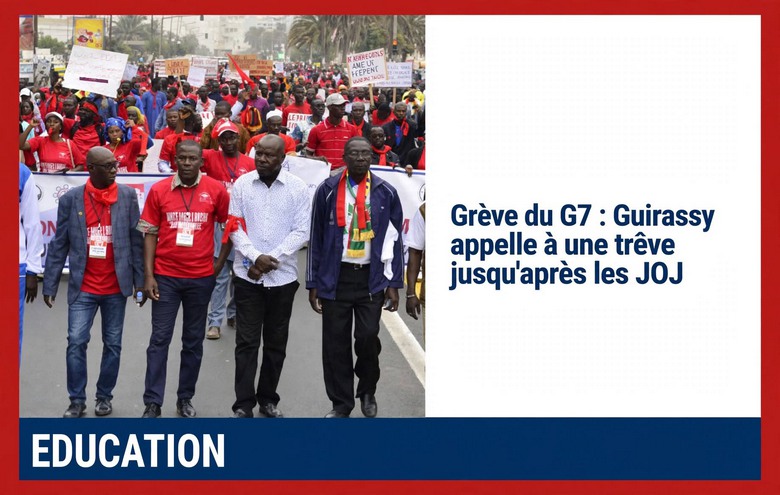 Éducation : Guirassy appelle le G7 à surseoir après les JOJ
