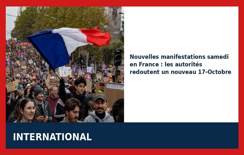 France : samedi sous tension, le spectre du 17-Octobre plane