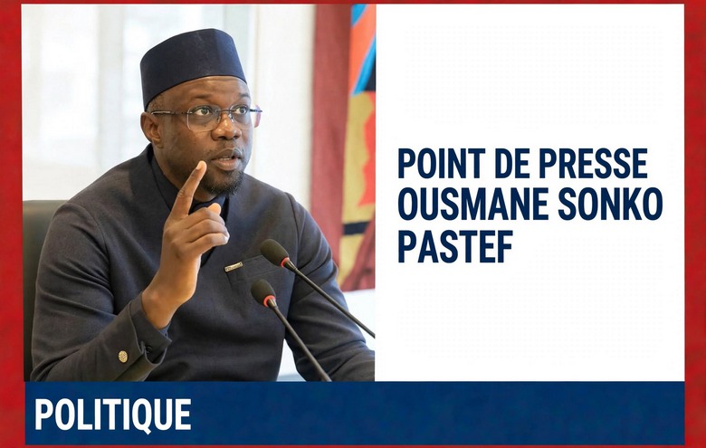🔴POINT DE PRESSE OUSMANE SONKO PASTEF
