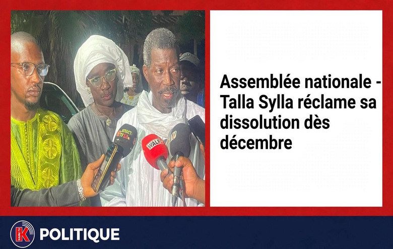 Assemblée : Talla Sylla réclame la dissolution